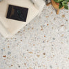 Calacatta white marble tile made in Italy.