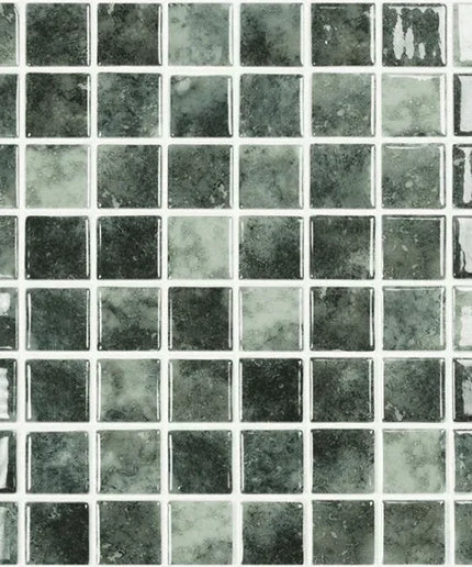 nature bright squares glass mosaic tile 1.5x1.5 br jungle nature squares