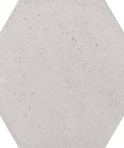 floor tiles hexagon porcelain 8x9 Hex light Grey