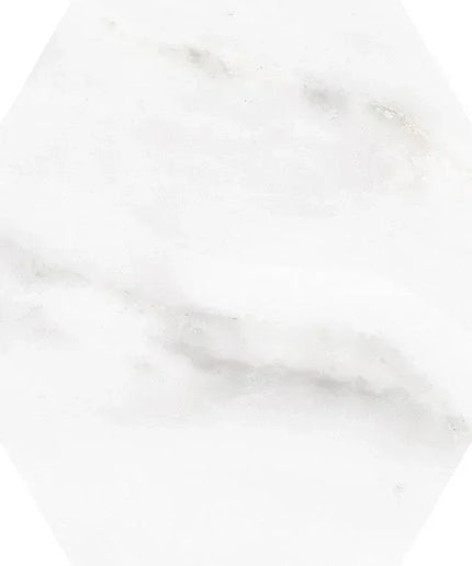 floor tiles hexagon porcelain 8x9 Hex calacatta