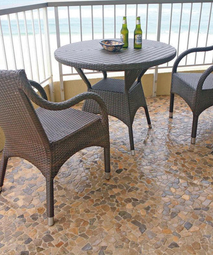 dark random floor tile pebble