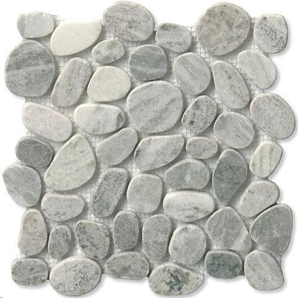 spindrift marble pebble tile honed Spindrift Marble Peppercorn