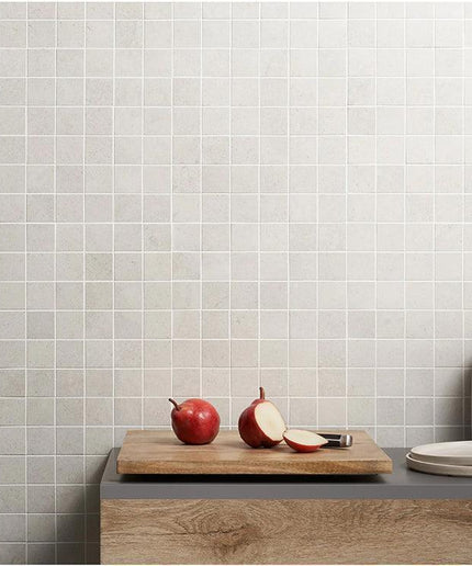 ages mosaic limestone look porcelain tile matte 2x2