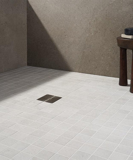 ages mosaic limestone look porcelain tile matte 2x2