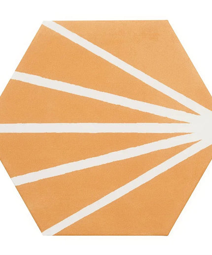 aries-orange-white-lines-hex-tile