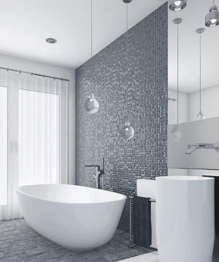 aura squares glass mosaic 1x1 aura coffee