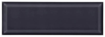 black subway tile 4x12