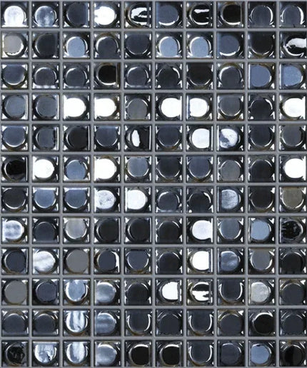 aura squares glass mosaic 1x1