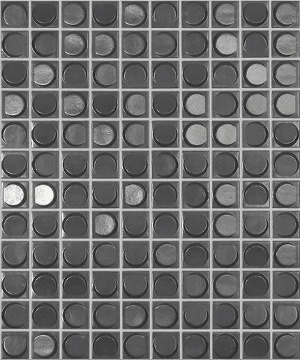 aura squares glass mosaic 1x1