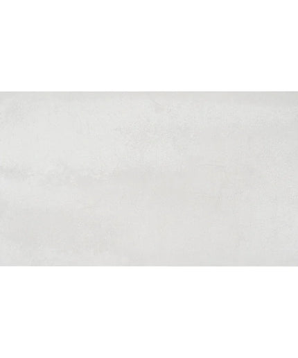 Rectangular white tile with a subtle pattern on a white background