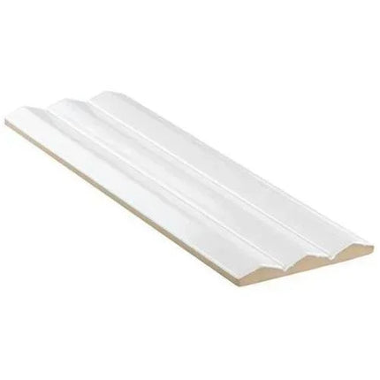 accordion fluted porcelain 3d tile polished 5x16 Fluted Metallic Grey