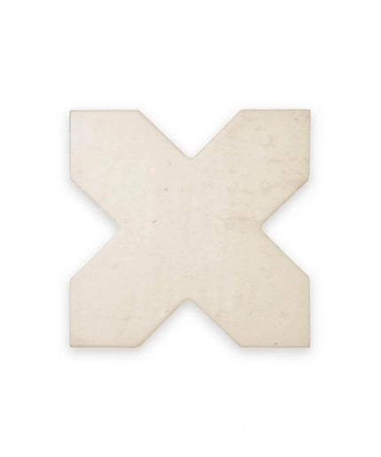 cross dimensional tile 7x7 bone