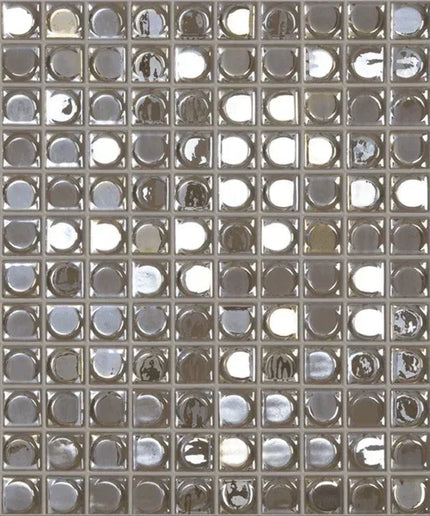 aura squares glass mosaic 1x1