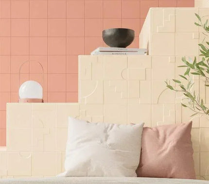 casbah decor mix teramic tile matte 5x5 Décor Sand