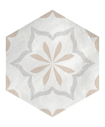 champagne-deco-hex-porcelaintile-5x6