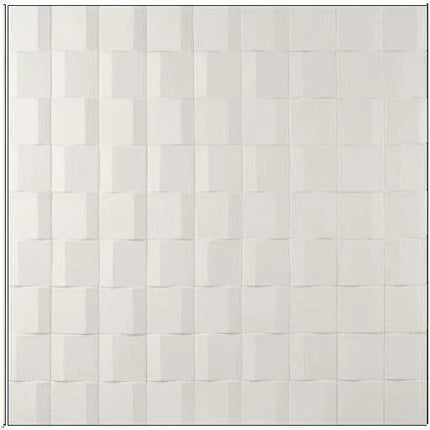 define 3d white matte wall tiles