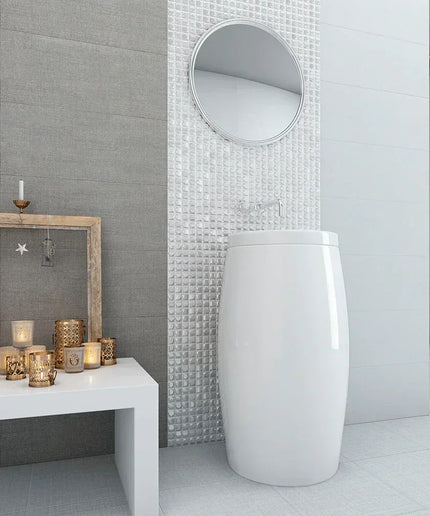 aura squares glass mosaic 1x1