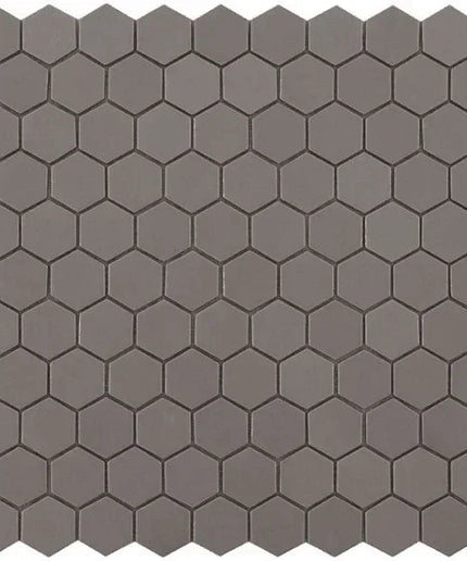 nordic hexagon glass mosaic 1 4x1 4 white nordic hexagon glass mosaic
