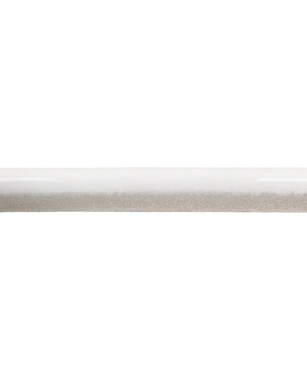 White cylindrical object on a white background