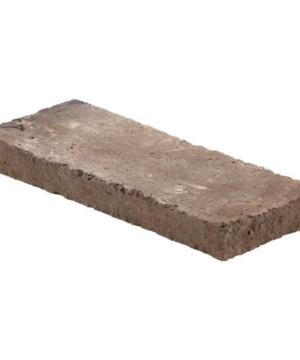 Rectangular stone slab on a white background