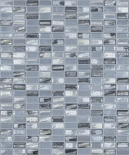 bijou brick glass mosaic 0 5x1