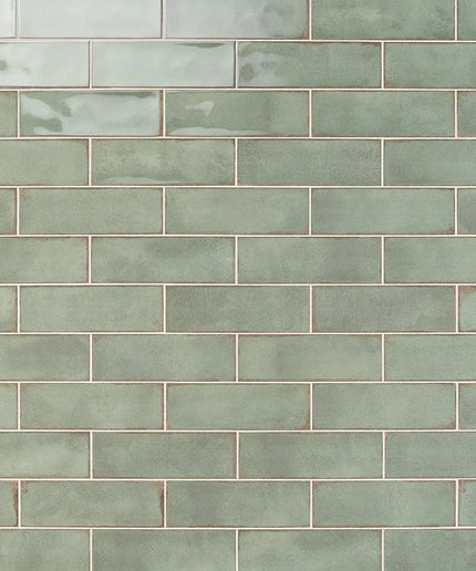 green 4x12 wall tiles