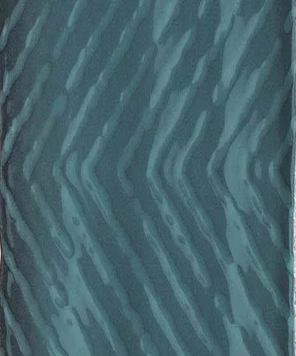 Teal textured patterned tile