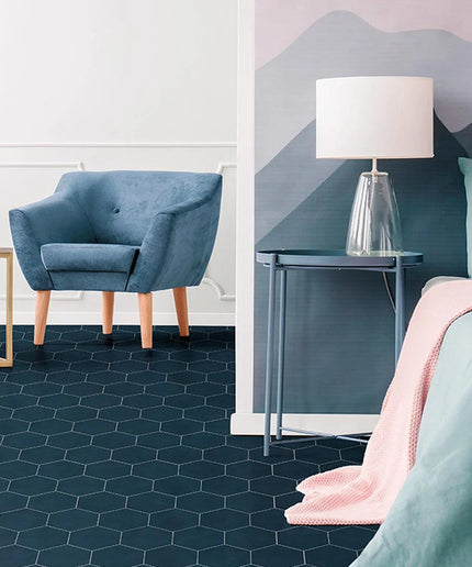 ocean-blue-hex-porcelaintile-5x6-floor