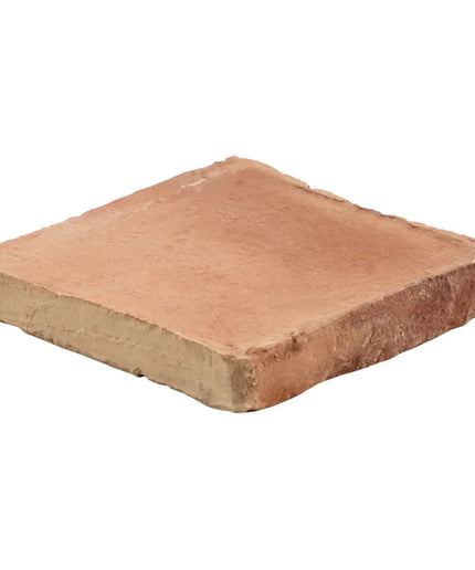 Square brown stone slab on a white background