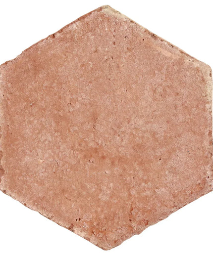 Terracotta Clay Presealed Hexagon Tile Matte 4"