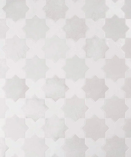 star cross white 6x6 tile