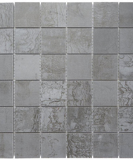 steel-2x2-tiles wall mosaic sheet