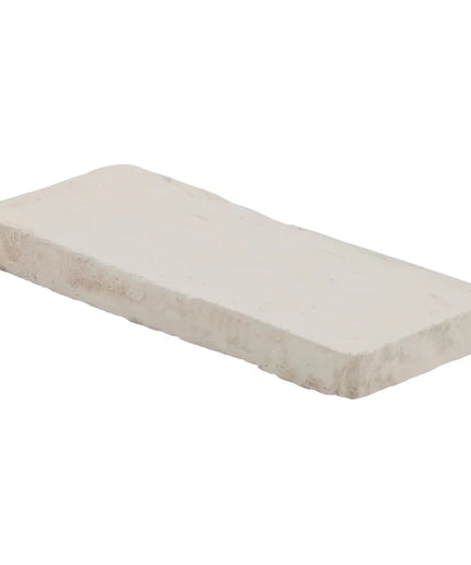 Rectangular foam mattress topper on a white background