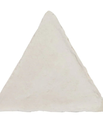 Triangular pillow on a white background