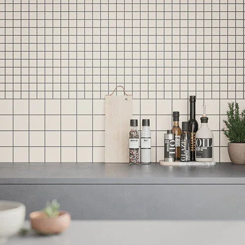 square tile looks with porcelain and ceramic tile