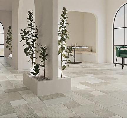Zellige Classique Starburst in Atlas White 10x10
