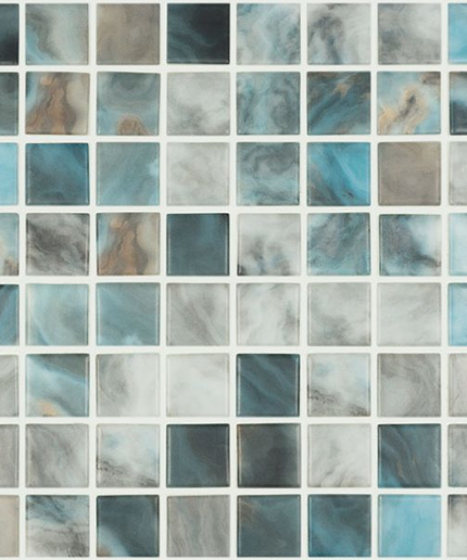 nature matte squares glass mosaic tile 1 5x1 5 air force nature squares