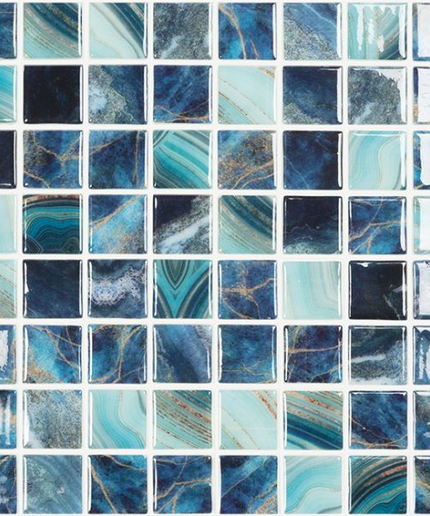 nature bright squares glass mosaic tile 1.5x1.5 br royal nature squares