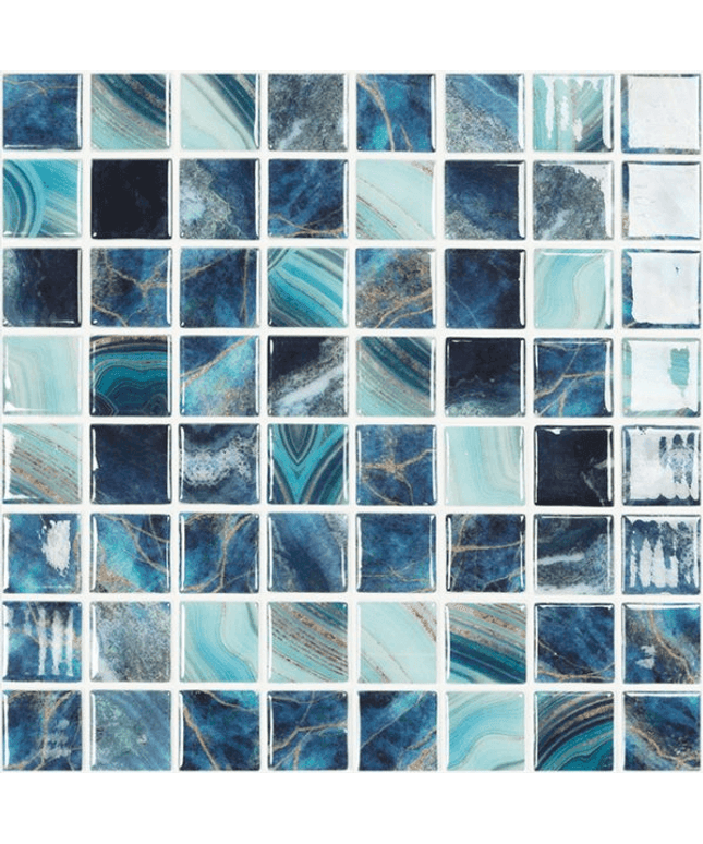 nature bright squares glass mosaic tile 1.5x1.5 br royal nature squares