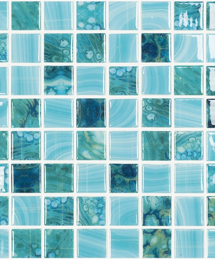 nature bright squares glass mosaic tile 1.5x1.5 br sky nature squares