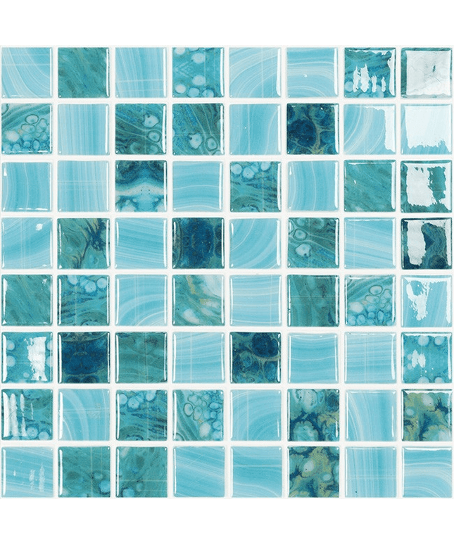 nature bright squares glass mosaic tile 1.5x1.5 br sky nature squares