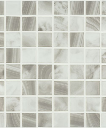 nature matte squares glass mosaic tile 1 5x1 5 pearl river nature squares