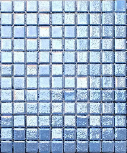 fireglass squares glass mosaic 1x1 fireglass 409 white