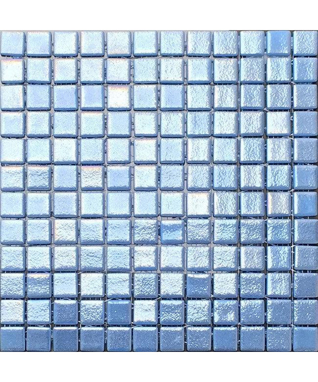 fireglass squares glass mosaic 1x1 fireglass 409 white