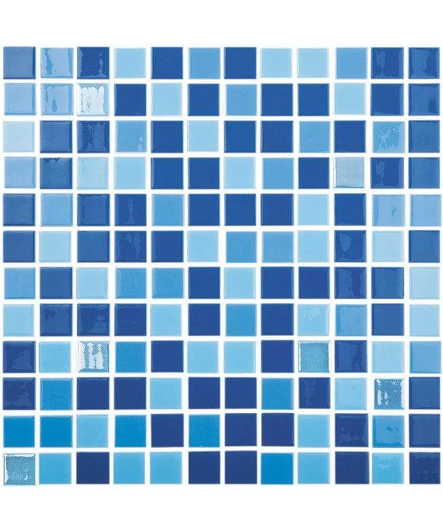 fireglass squares glass mosaic 1x1 fireglass 106 dark blue 1x2