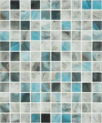 nature matte squares glass mosaic tile 1x1 air force nature squares