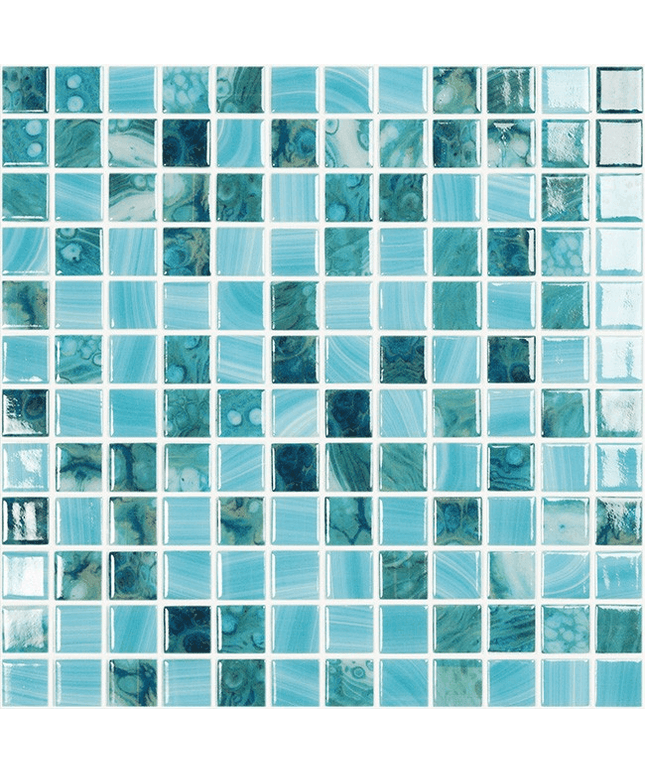 nature bright squares glass mosaic tile 1x1 br sky nature squares