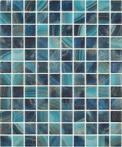 nature matte squares glass mosaic tile 1x1 royal nature squares