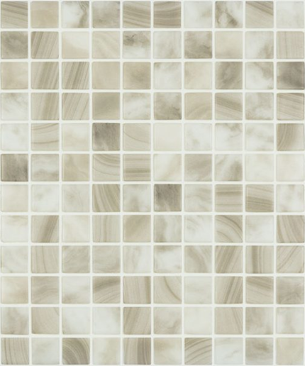 nature matte squares glass mosaic tile 1x1 sea salt nature squares