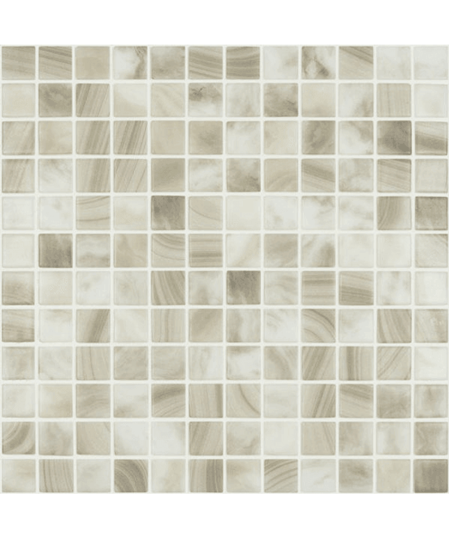 nature matte squares glass mosaic tile 1x1 sea salt nature squares